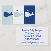 クジラ 名刺 (正面/裏面)