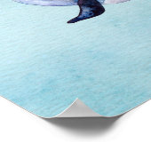 クジラ, 海の下, 海の保育園壁アート ポスター (角)