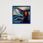 クジラ(精動物鯨類) 3 ポスター (キッチン)