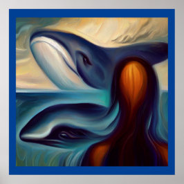 クジラ（精動物鯨類） 3 ポスター