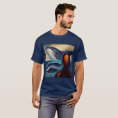 クジラ（精動物鯨類） 3 Tシャツ (正面フル)