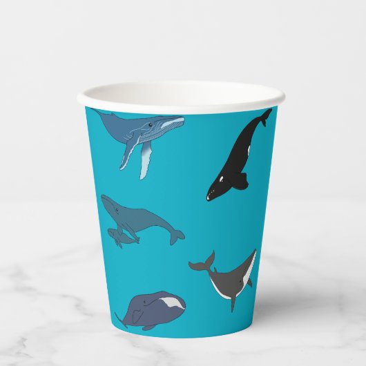 クジラ 紙コップ (正面)