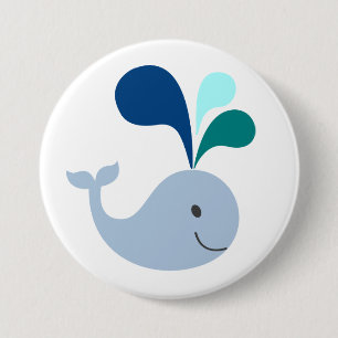 クジラ 缶バッジ