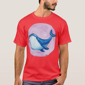 クジラ(青) 50 1 Tシャツ