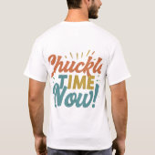 クスクス笑え。 Tシャツ (裏面)