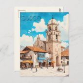 クスコペルートラベル ポストカード (正面/裏面)