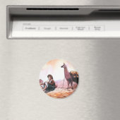 クスコペルーラマ写真 マグネット (インサイチュ (食洗機))