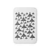 クスタイリッシュリスマスツリー バスマット (正面縦)