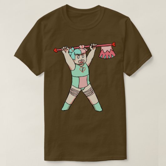 クスターキラーチビ（小さくかわいく書いた感じ） Tシャツ (デザイン正面)