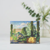 クストディーエフ - ウクライナの風景 ポストカード (スタンド正面)