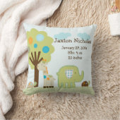 クスパーソナライズされたクス集団動物枕保存 クッション (ブランケット)