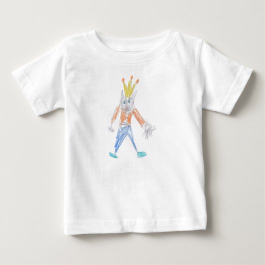 クズプリンス子猫 ベビーTシャツ (正面)