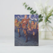 クズマ・ペトロフ=ヴォドキンによる火の線 ポストカード (スタンド正面)