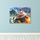 クズメルカメ#4 キャンバスプリント (インサイチュ (ウッドフロア))