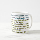 クズ・デイズ・サイズ！  コーヒーマグカップ (正面右)