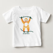 クセナラ用の動物アルファベットX ベビーTシャツ (正面)