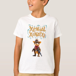 クセナリシャナドー:愛らしいカウボーイ恐竜 Tシャツ