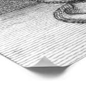 クセノファネスの胸像 ポスター (角)