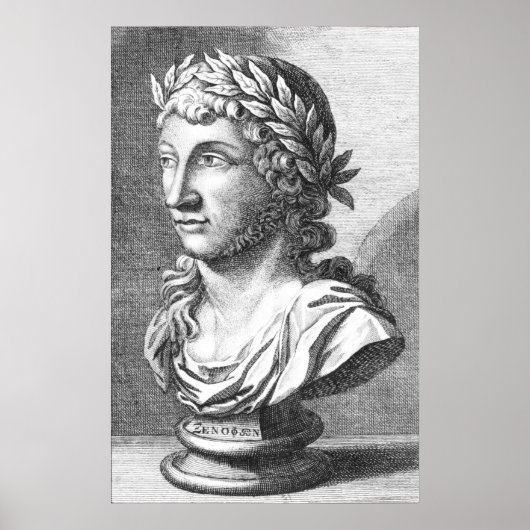 クセノファネスの胸像 ポスター (正面)