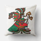 クソチケツァル – 花羽 – 愛の女神 クッション (正面)