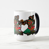 クソチケツァル – 花羽 – 愛の女神 モーフィングマグカップ (正面右)