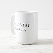 クタイシグルジア コーヒーマグカップ (正面左)