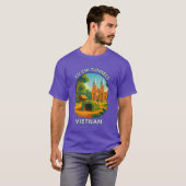 クチトンネル ホーチミンシティ地域 ベトナム アジアを代表するランドマーク Tシャツ (正面フル)