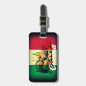 クチナイタリアン国旗 ラゲッジタグ (正面縦)