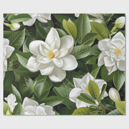 クチナシの花の包装紙 ラッピングペーパー