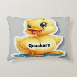 クッおもしろいカーよくはしゃぐズユーモアのある- & Duck Pillow アクセントクッション