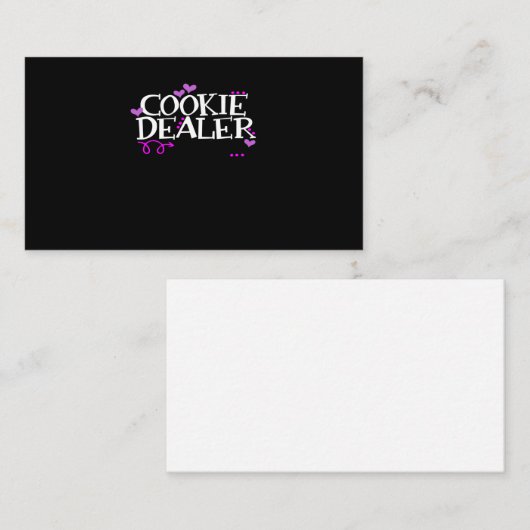 クッおもしろいキー屋シャツマムパパスカウトガールズキッド 名刺 (正面/裏面)