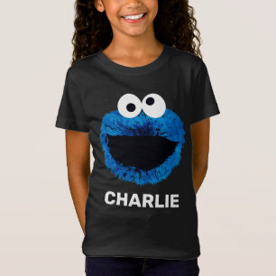 クッキパーソナライズされたー怪物 水彩の傾向 Tシャツ