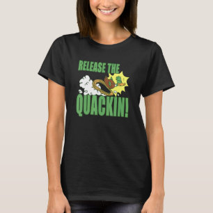 クッキングイエローゴムダックデザイン Tシャツ