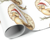 クッキングクリスマスダックレターQクリスマス ラッピングペーパー (ロールコーナー)