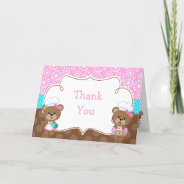 クッキングシェフベアパーティー サンキューカード