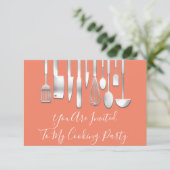 クッキングパーティー シェフキッチンでワクワクを! 招待状 (スタンド正面)