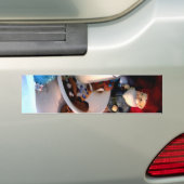 クッキーおよびミルクの格言I バンパーステッカー (車上)