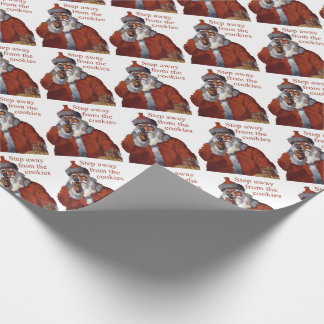 クッキーから遠くになステップ ラッピングペーパー