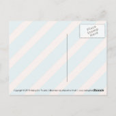 クッキーかわいいかわいいジンジャーブレッドカップル ポストカード (裏面)