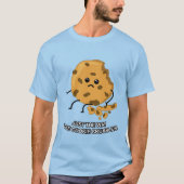 クッキーが崩れる様に!かわいいクッキープン Tシャツ (正面)