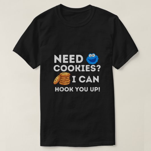 クッキーが必要Bakerペストリーを引っ掛けおもしろいることができる Tシャツ (デザイン正面)