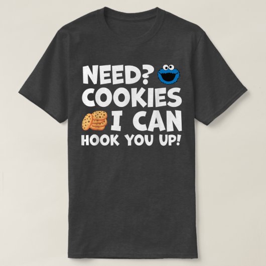 クッキーが必要Bakerペストリーを引っ掛けおもしろいることができる Tシャツ (デザイン正面)