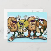 クッキーとカップケーキ ポストカード (正面/裏面)