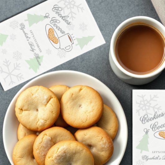 クッキーとココアのベビーシャワー