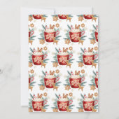 クッキーとココアクリスマスバースデーパーティー 招待状 (裏面)