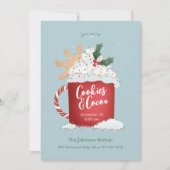 クッキーとココアクリスマスパーティー 招待状 (正面)