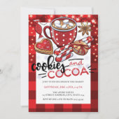 クッキーとココアクリスマスパーティー 招待状 (正面)