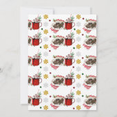 クッキーとココアクリスマスパーティー 招待状 (裏面)