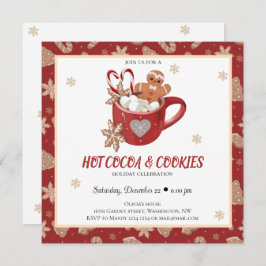 クッキーとココアクリスマスパーティー 招待状