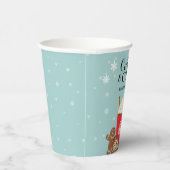 クッキーとココアクリスマスホリデーパーティー 紙コップ (右)